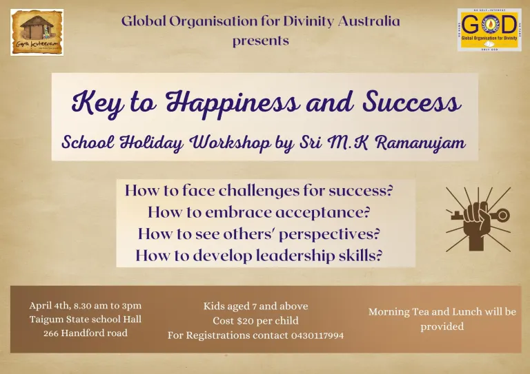 Key to Happiness and Success